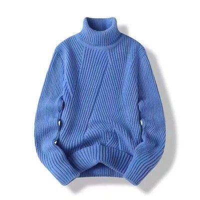 2023 Dick gestrickter Herrenpullover Herbst/Winter Mode und Freizeit Faden Kleidung Personalisierte Grundierung_voghion.com