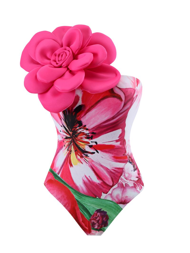 Women's Clothing Fashion Design One Piece Swimsuit Women's Printed Swimsuit Hot Spring Two Piece Set_voghion.com