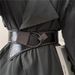 High-end Wide Belt For Women, Elastic Black Waistband, Fashionable Ins Accessories, Outerwear Coat_voghion.com