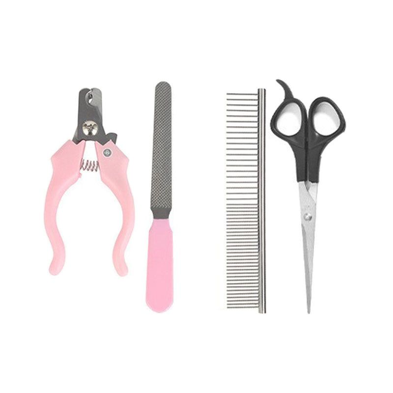 Kit professionale per la toelettatura degli animali domestici - Tosatrice senza fili con lama in ceramica, set da 8 pezzi, silenzioso (36 dB), ricaricabile per cani e gatti_voghion.com