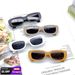2023 Simple Design Classic Rectangle Sunglasses Boy Girl Children Vintage Sunglasses Uv Protection Kids Cute Fashion_voghion.com