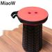 Miaoou Telescopic Folding Portable Adjustable Durable Round Stool Outdoor Travel Fishing High-speed Rail Footrest_voghion.com