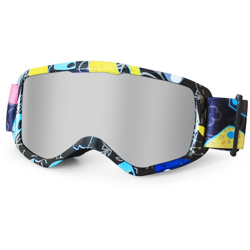 New Outdoor Road Double Layer Anti-Fog Windproof Ski Glasses Equipment For Men Women Children Protective Goggles_voghion.com
