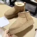 Tasman Boots Tazz Slippers Klasické mini kozačky Ultra Sněhové Krátké Střední Platformové Teplé Boty Kožešina Ovčí Kůže_voghion.com
