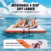 VEVOR Inflatable Floating Dock, 7 x 7FT Inflatable Dock Platform, Non-Slip Water Floating Dock Mat with Portable Carrying Bag & Detachable Ladder, Flo_voghion.com