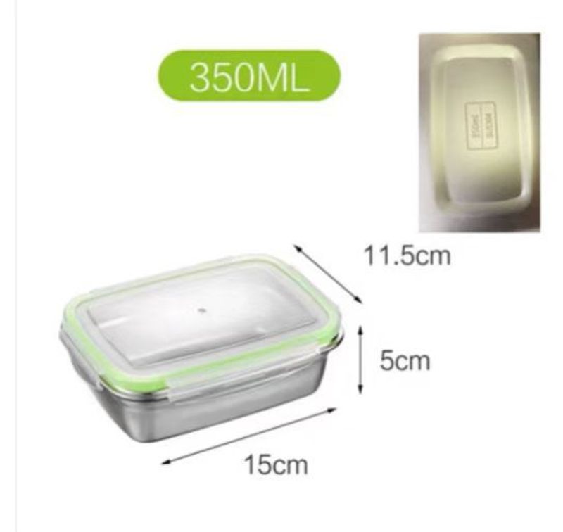 304 Stainless Steel Food Storage Containers Airtight Leakproof Kitchen Organizer Set Multi-Size Freezer Fridge Safe For Healthy Meal Prep Leftovers_voghion.com