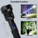 XHP70 High Brightness Aluminum Alloy Zoom Emergency Rechargeable Outdoor Camping COB Flashlight XHP90_voghion.com