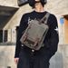 Men's Chest Bag Casual Water Proof Messenger Shoulder Bag Large Capacity Canvas Chest Backpack Outdoor Chest Bag Messenger Bag_voghion.com