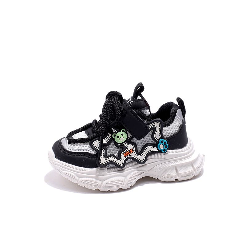 New Boys' Breathable Mesh Shoes Cartoon Baby Shoes Girls' Soft Soled Daddy Shoes_voghion.com