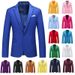 CT 2025 Autumn New Men's Solid Color One-Button Blazer Plus Size Fashion Slim Fit Suit Jacket For Men_voghion.com