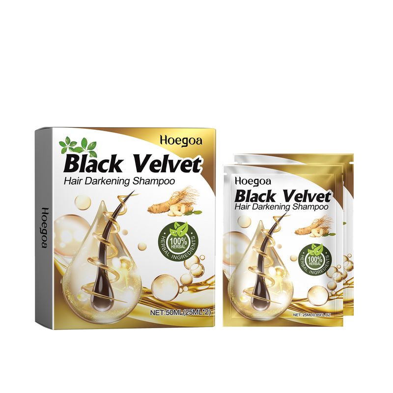 Le shampoing réparateur pour cuir chevelu noir Hoegoa hydrate, adoucit et nettoie les cheveux_voghion.com