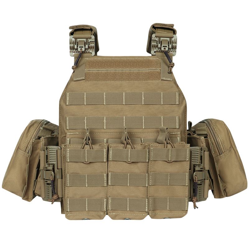 Quick-Release Tactical Vest – Laser-Cut MOLLE-Compatible Military Chest Rig (One Size, 6 Colors)_voghion.com