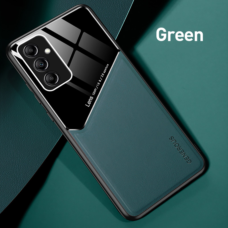 Samung A54 A34 A14 5G Custodia in pelle Texture Car Supporto magnetico Cover On per Samsung Galaxy A54 A34 A14 2023 Soft Frame Protect_voghion.com