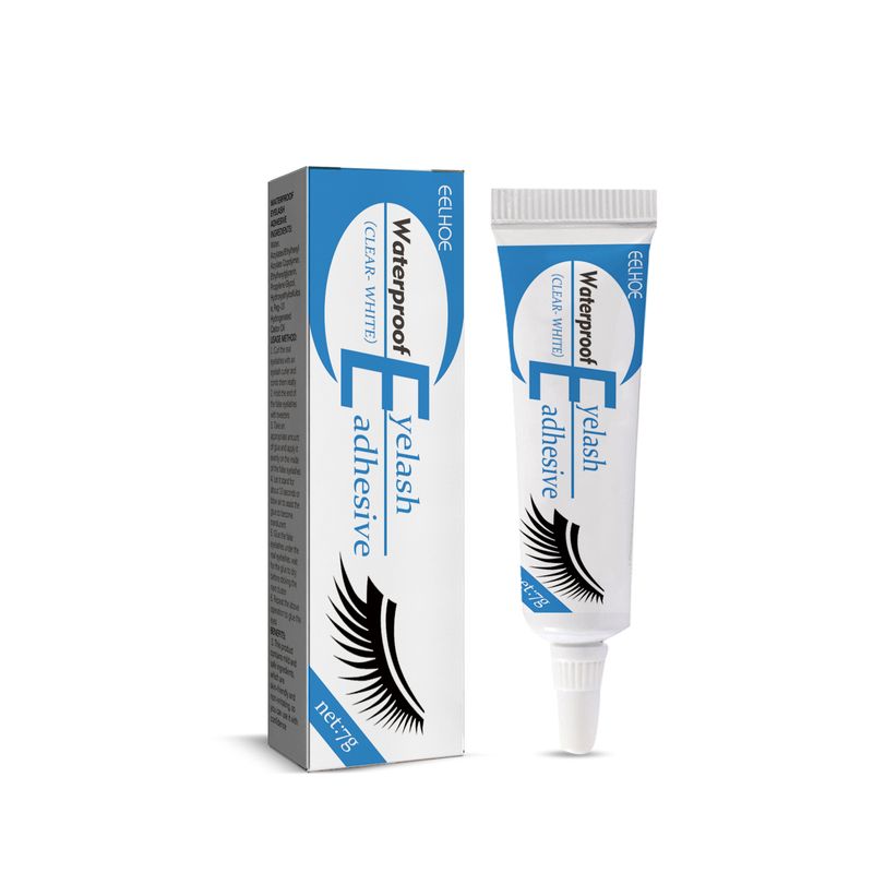 El pegamento para pestañas postizas EELHOE es versátil para embellecer los ojos, formando un autoadhesivo para pestañas postizas ligero y fino._voghion.com