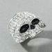 Unique Dark Gothic Style Creative Skull For Men Punk Hip Hop Full Diamond Ring_voghion.com