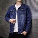 Men's Denim Jacket Men's Korean Version Slim Fit Spring Autumn Loose Jacket Denim Top_voghion.com