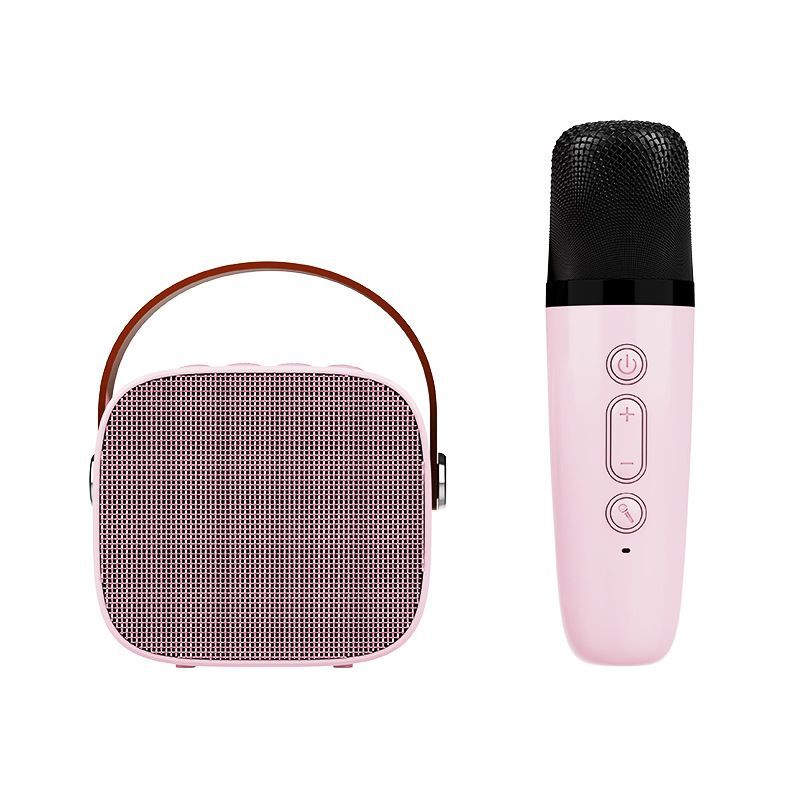 100W Peak High Power Portable Karaoke Bluetooth Speaker Wireless Microphone Suit Intelligent External Singing Equipment_voghion.com