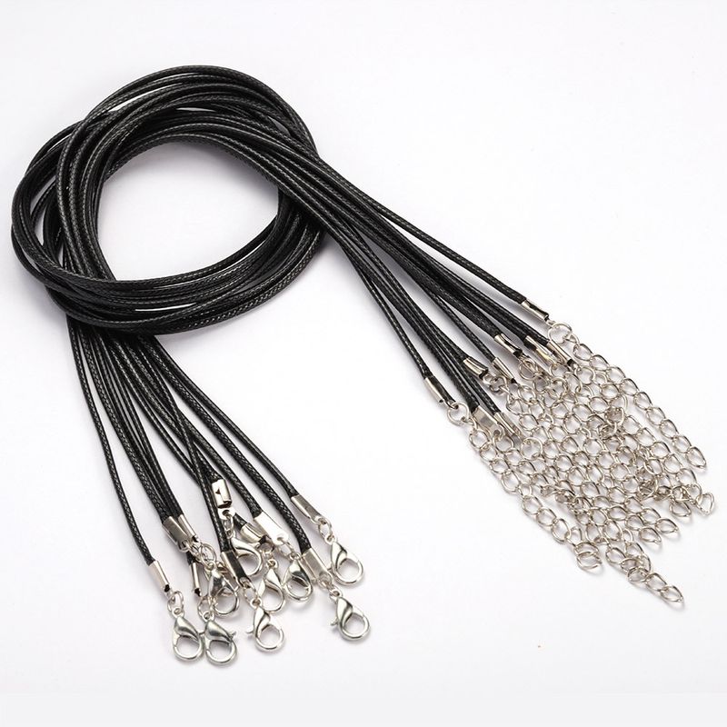 10 PCS/Package Pu Leather Solid Color Chain_voghion.com