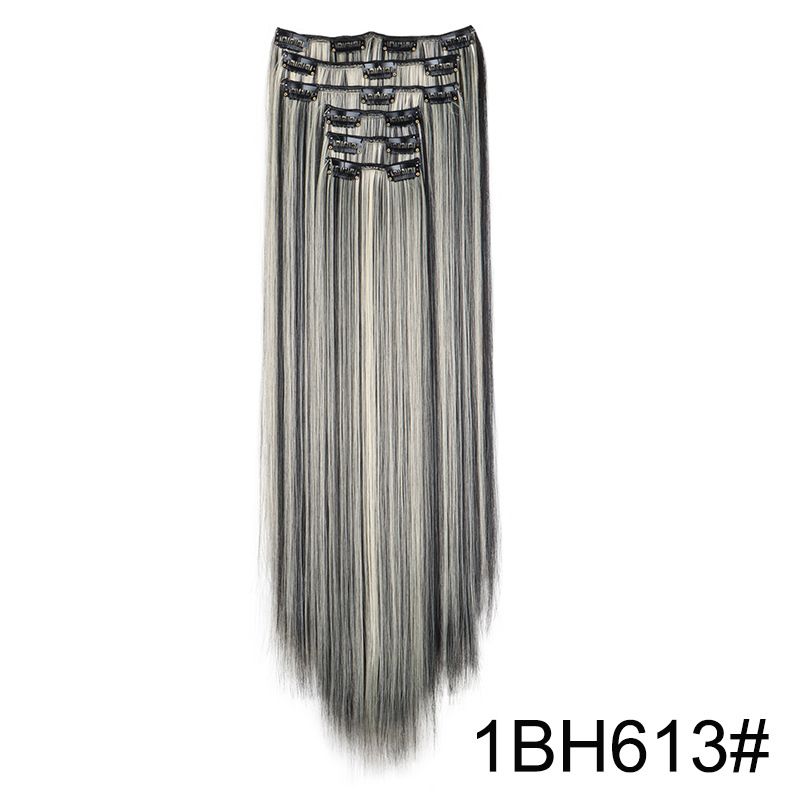 Parrucca extension per capelli Set da 6 pezzi capelli lunghi lisci Parrucche europee e americane 16 carte grande quantità in stock Parrucca diritta_voghion.com