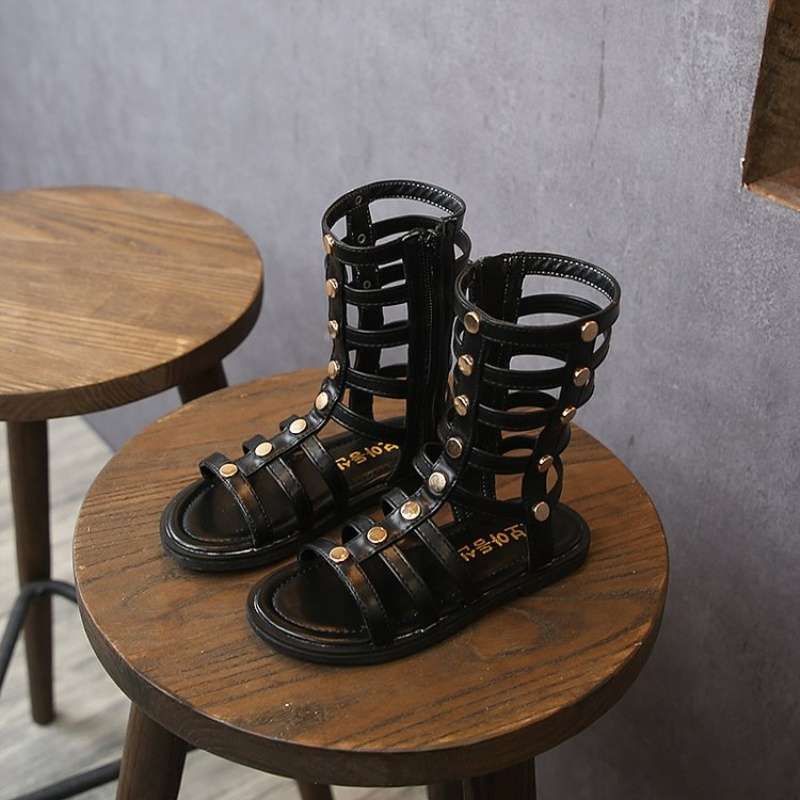 Buty dziecięce Nowe modne dziecięce letnie buty rzymskie dla małej dziewczynki modne sandały dla dużej dziewczynki_voghion.com