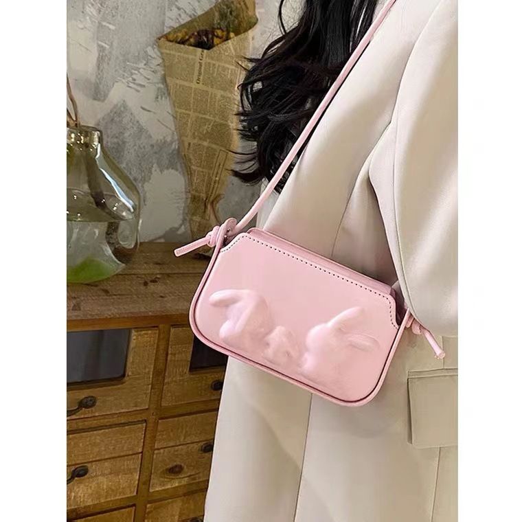 2024 New Rabbit Maca Feeling Bag, Unique Design, Dragon Cute Crossbody Mini Square Bag Trend_voghion.com