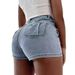 Damenbekleidung in Übergröße, A-Linie, hohe Taille, unregelmäßige Hose mit weitem Bein, schmaler Jeansrock für den Sommer, Shorts, trendige Ins_voghion.com