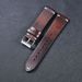 Pasek do zegarka z woskowanej skóry w stylu vintage – pasek z postarzanej skóry inspirowany włoskim stylem dla mężczyzn i kobiet – regulowany 18 mm, 20 mm, 22 mm_voghion.com