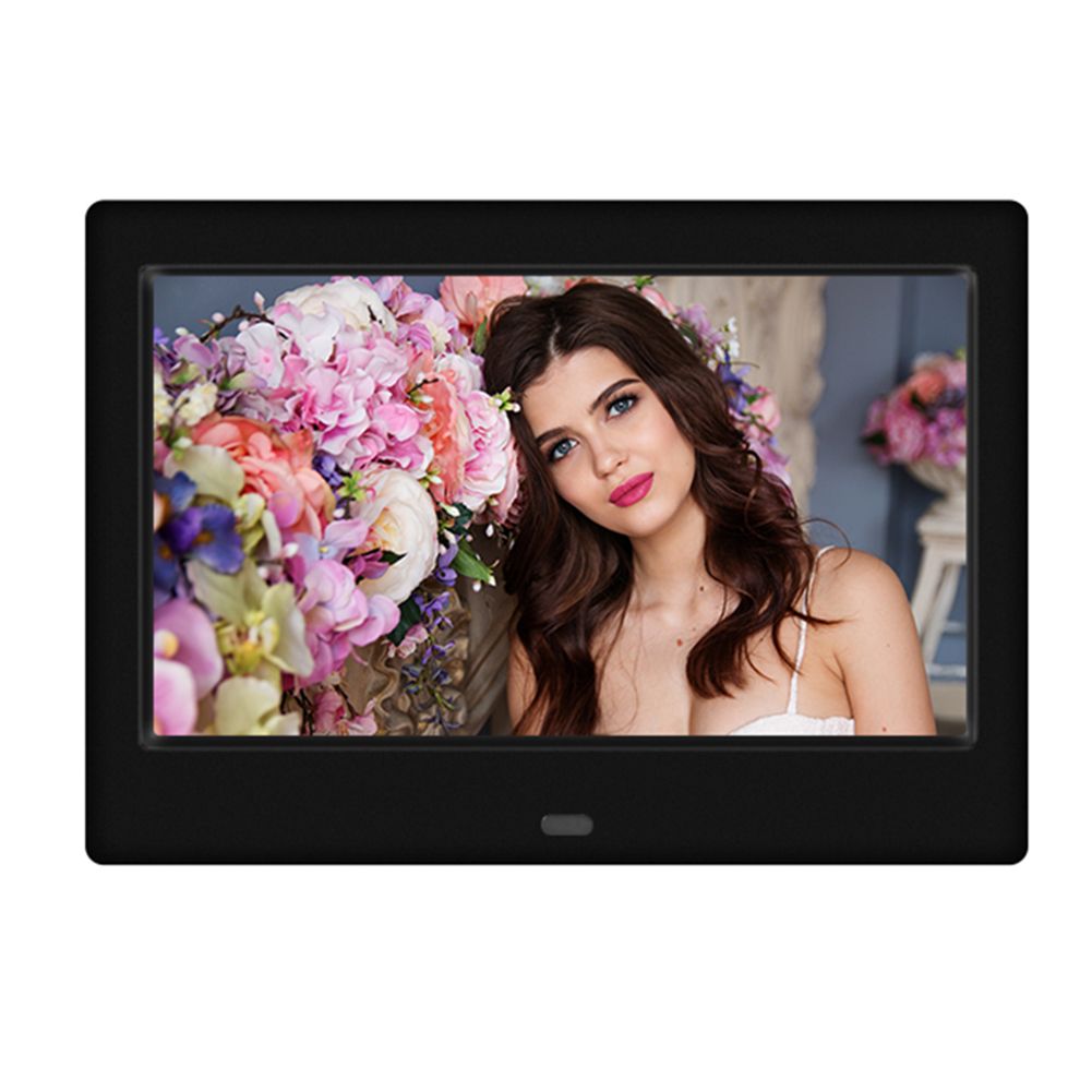 7 inch HD LED digitale fotolijstklok kalender ondersteunt USB/MMC/SD/MS-kaart 800*480 muziek foto videospeler cadeau_voghion.com