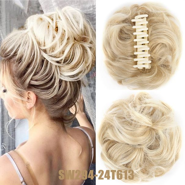 Parukas kukk naiste haarats klambriga juuksering äravõetav suurendatav 70g juuksekott kohev räpane_voghion.com