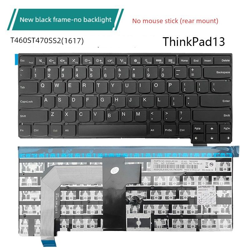 Applicable To Lenovo ThinkPad 13 T460s T470s S2 2nd Notebook Keyboard Tp00081a/B/S_voghion.com