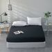 Home Garden Solid Color Brushed Bedspread Mattress Protector_voghion.com