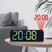 New Simple Projection LED Large Font Display Electronic Digital Alarm Clock With Temperature_voghion.com