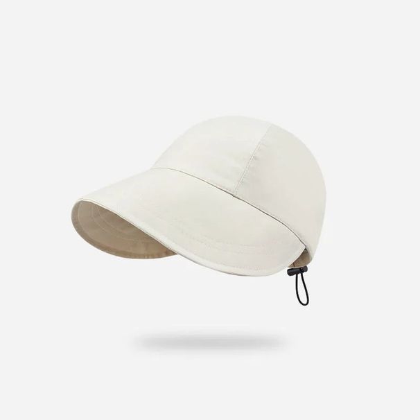 Fisherman Cap Hat Washed Cowboy Portable Wide Brim Sun Protection Hats Summer Quick-drying Visors Adjustable Drawstring_voghion.com