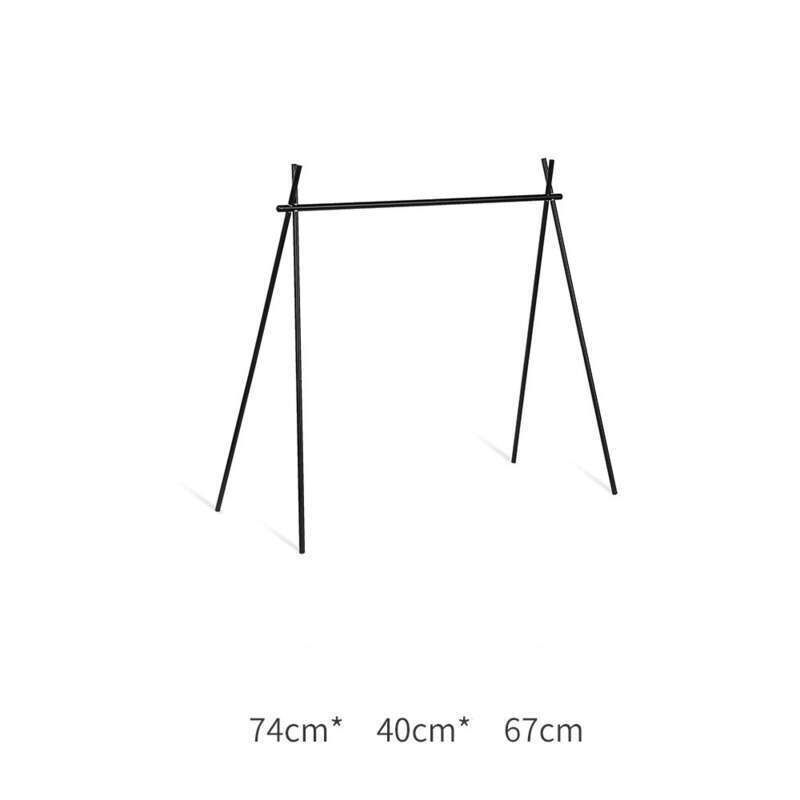 Outdoor Aluminum Alloy Large Foldable Portable Camping Travel Triangle Hanging Outdoor Desktop Storage Rack_voghion.com