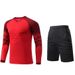 Breathable Goalkeeper Jersey & Shorts Set - Lightweight Polyester Football Training Kit For Youth & Adults - High Visibility Colors_voghion.com
