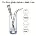 Rūpnīcas tiešās piegādes 304 nerūsējošā tērauda salmu komplekts Creative Color metāla dzērienu stieņa piena tējas salmu komplekts_voghion.com