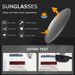 Rectangular Sunglasses For Women Men Trendy Retro Fashion Glasses 90s Vintage Fashionable UV 400 Protection Square Frame_voghion.com