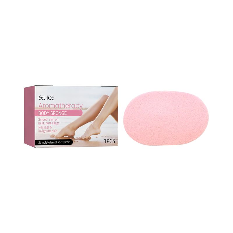 EELHOE Aromatherapy Body Sponge, Firming Skin Belly Calf Arm Toning Body Cleansing Bath Sponge_voghion.com