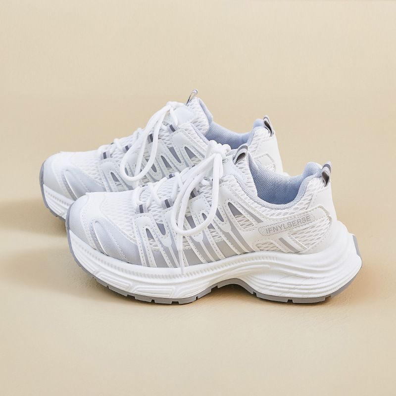 Dad Shoes Female Student Sports Running Casual Mesh Heightening Shoes Breathable_voghion.com