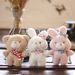 Adorable Plush Bear Keychain Soft Toy Cute Rabbit Pendant Wholesale Backpack_voghion.com