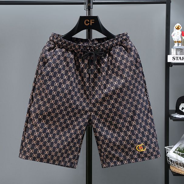 Sommer-Shorts aus Eisseide für Herren, schnelltrocknende Jogginghose, dünne Freizeitkleidung, lockere Fünf-Punkt-Shorts, Strandhose_voghion.com