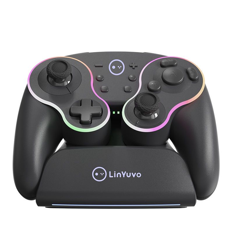 MOMEN Dual Classic Switch Bluetooth Hall Joystick RGB Lighting LinYuvo Game Controller_voghion.com