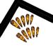 Beauty & Health Cat Eye Personality Leopard Pattern Whitening Pure Handmade Wearable Nail Temperament Style Detachable Short Nail_voghion.com