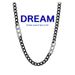Black Cuban With Diamonds Men's Necklace Women's High-end Design Niche Ins Hip-hop Collarbone Chain Couple_voghion.com