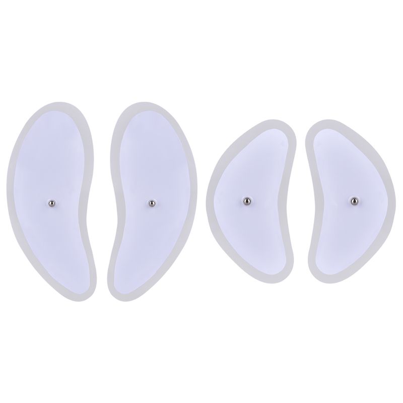 Stimolazione muscolare elettronica del vibratore facciale dimagrante del massaggio EMS elettrico del viso con il viso dell'elettrodo da 4 pezzi_voghion.com