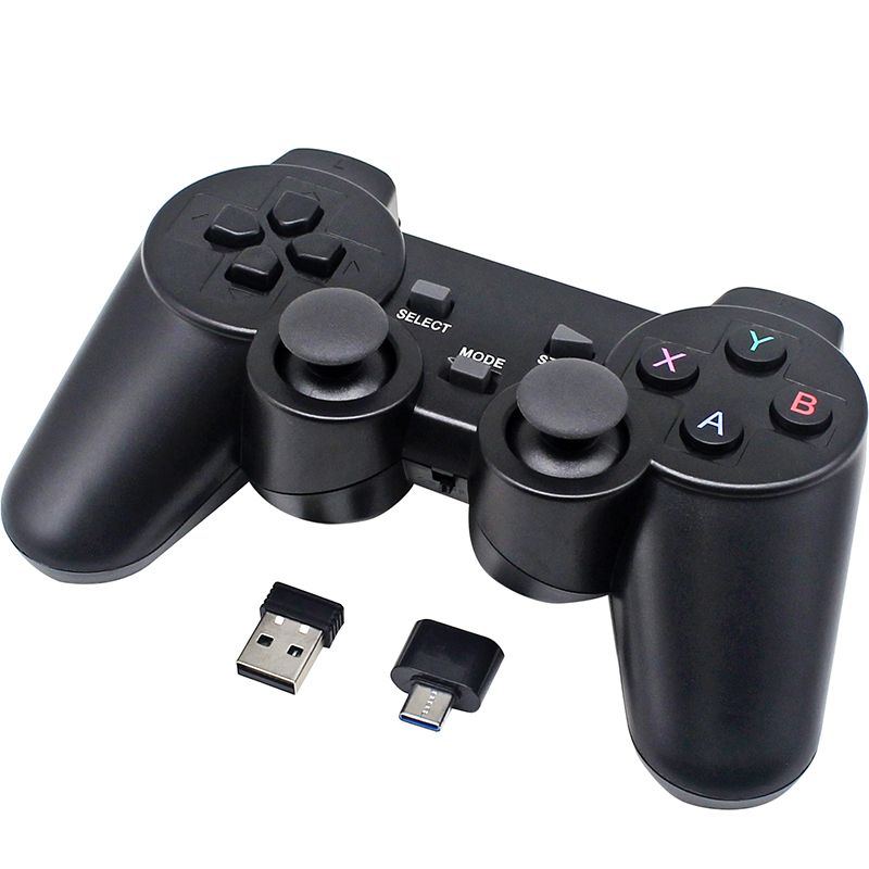 PC Wireless Game Handle Computer TV Box Android Universal For All Phones USB Gamepad 2.4G_voghion.com