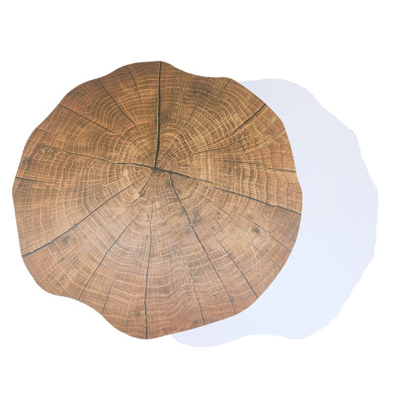 Cork Coasters Wooden Insulation Pads Original Wood Grain Pp Placemats Table Mats_voghion.com