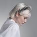 New Punk Style Personalized Heavy Industry Crystal Rivet Sewn Thick Sponge Hair Hoop Accessories_voghion.com