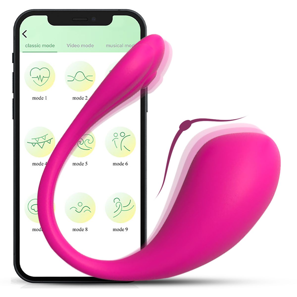 Ar lietotni vadāms vibrators, intīma olu rotaļlieta sievietēm, sieviešu ūdensizturīgs G punkta masieris, uzlādējams_voghion.com