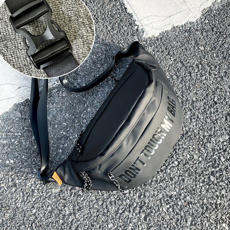 Zaino da motociclista da uomo con tracolla e design a petto per pendolari_voghion.com
